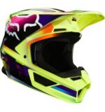 FOX V1 GAMA HELMET, ECE [YLW] - Image 2