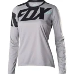 FOX WOMENS RIPLEY LS JERSEY GREY