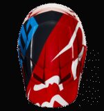 FOX V1 RACE HELMET RED - Image 3