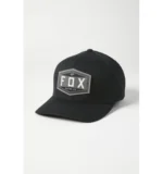 FOX FOX EMBLEM FLEXFIT HAT [BLK]
