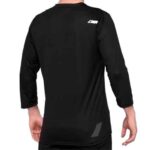 100% AIRMATIC 3/4 Sleeve Jersey Black - Image 2