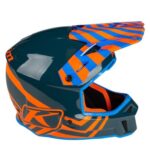 KLIM F3 Carbon Off-Road Helmet Illusion Striking Petrol - Image 3