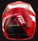 FOX V1 RACE HELMET RED/BLACK - Image 2