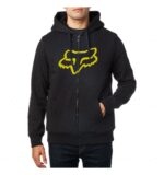 FOX TRACKED SHERPA ZIP FLEECE [BLK] - Image 3